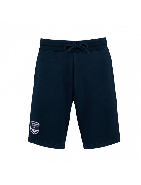 Navy fleece Bermuda shorts