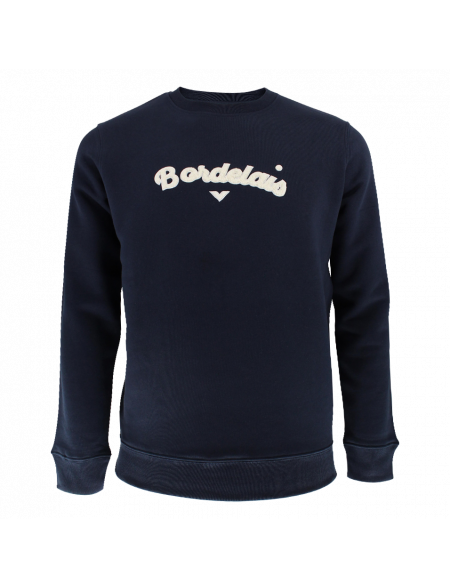 Round neck sweatshirt navy