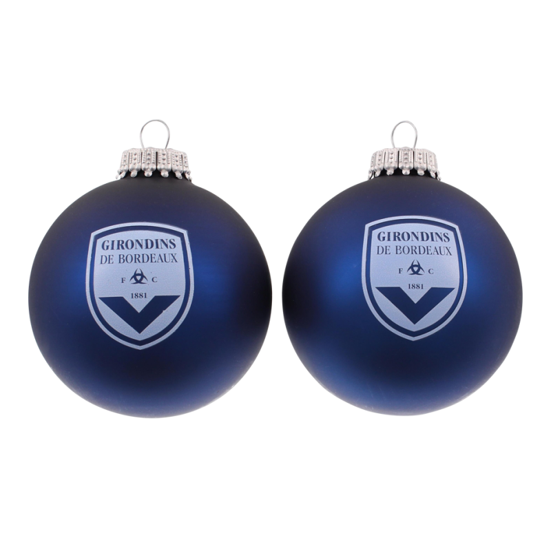 Set of 2 Christmas baubles