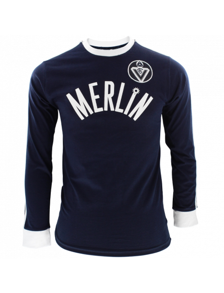Maillot Vintage Merlin manches longues