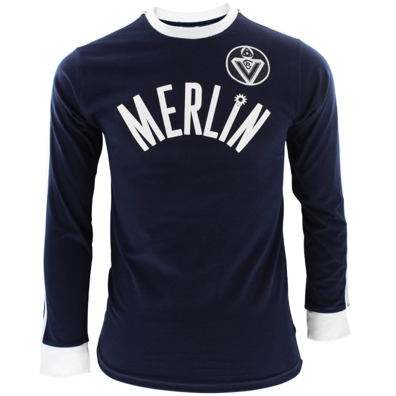 Maillot Vintage Merlin manches longues