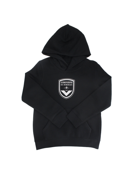 Sweat capuche Blason noir Enfant FCGB