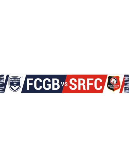 Edition limitée : Echarpe FCGB-SRFC