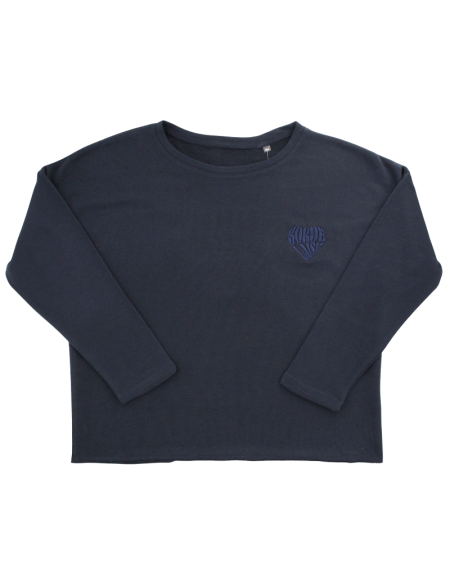 NAVY BLUE WOMEN'S SWEATSHIRT FROM THE BORDELAISE RANGE