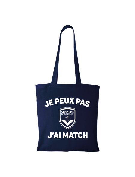 Tote-bag FCGB // Je peux pas j'ai match