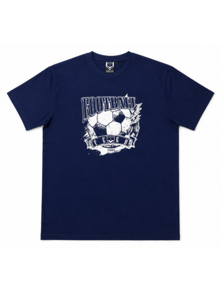 T-SHIRT HERITAGE CÔTON NAVY BLUE