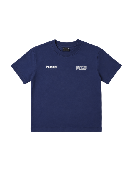 T-SHIRT NAVY ENFANT FCGB x HUMMEL